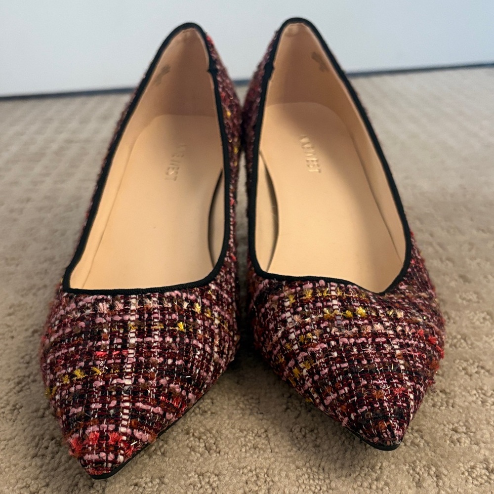 Nine West Multicolor Tweed Heels -NEW!- size 11
